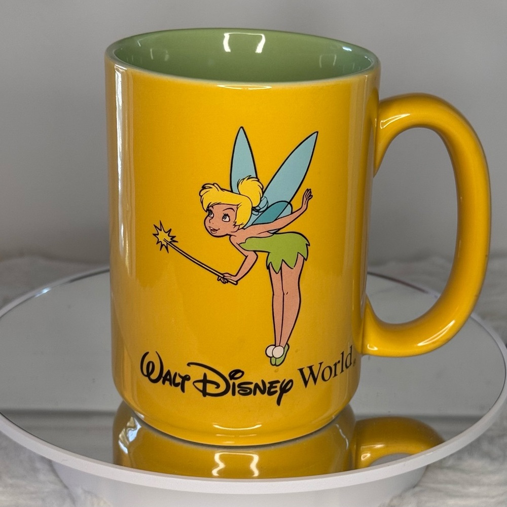 Walt Disney World Tinker Bell Bright Yellow Mug